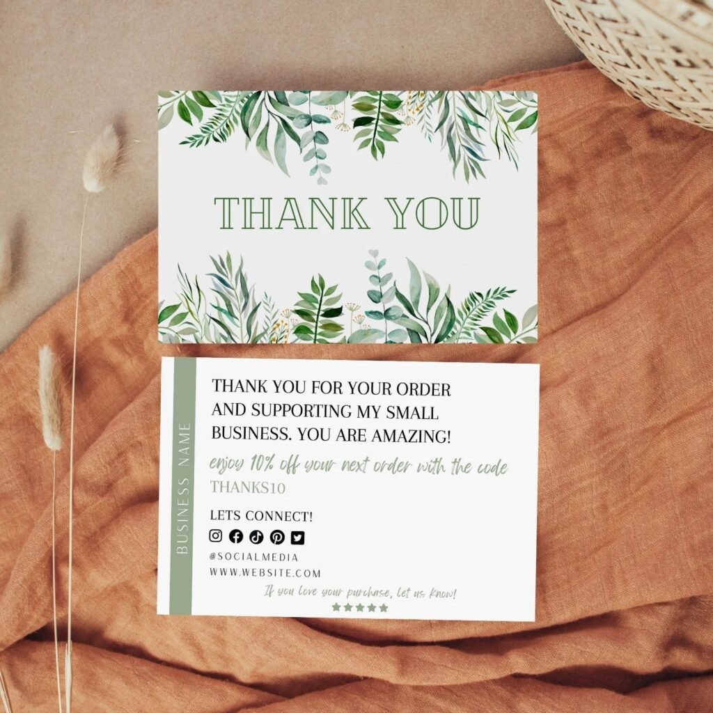Thank You Cards Printing Colchester