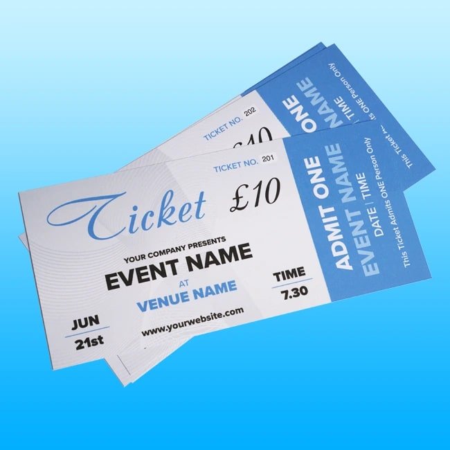Tickets Printing Colchester