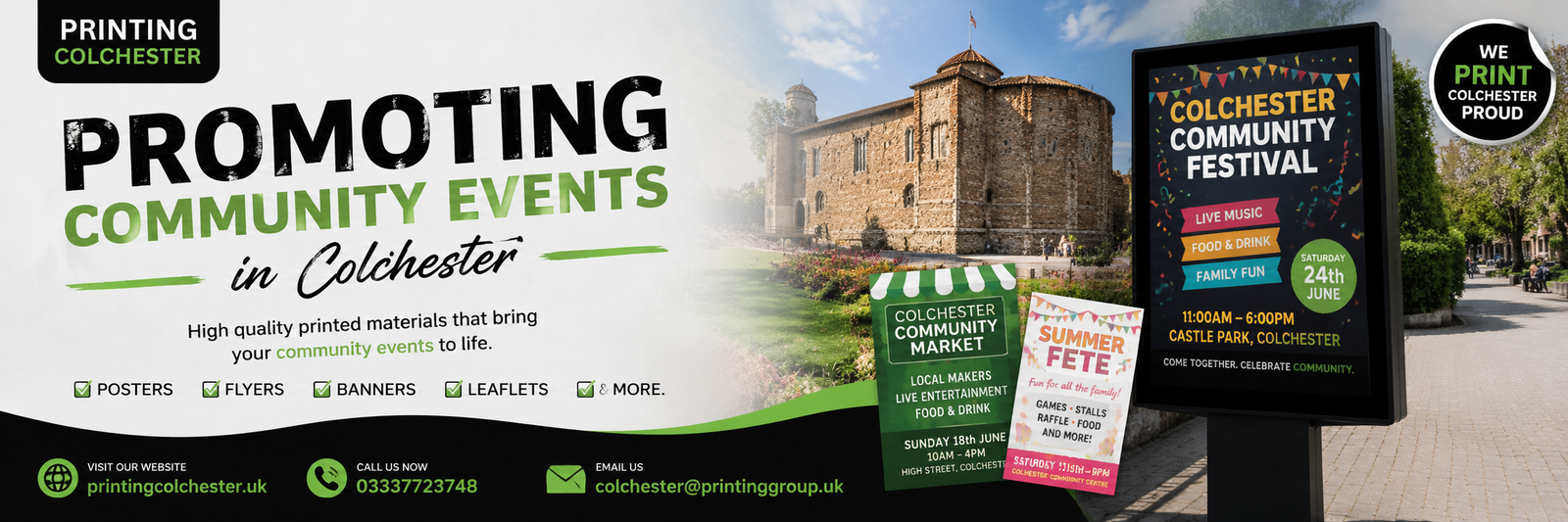 Promoting Community Events in Colchester